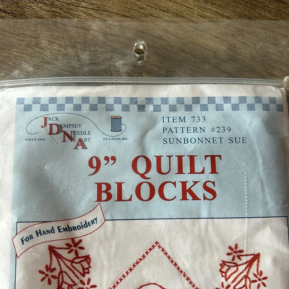 NWT Jack Dempsey Needle Art Quilt blocks